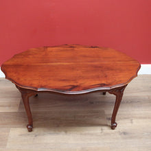 Load image into Gallery viewer, x SOLD Vintage French Mahogany Cabriole Leg Shaped Top Coffee Lamp side Table B10692
