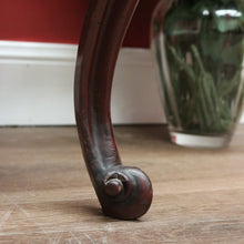 Load image into Gallery viewer, x SOLD Antique English Mahogany Hall Chair, Church, Foyer Chair with Carved Back B10720
