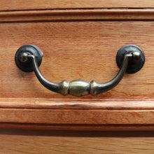 Load image into Gallery viewer, x SOLD Antique French Chest of Drawers, Light Oak Chest of Three Drawers, Hall Cabinet B10921