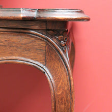 Load image into Gallery viewer, x SOLD Antique French Sofa Table Side Table Lamp Hall Table with Carved Scalloped Apron B10641