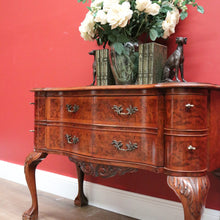Load image into Gallery viewer, x SOLD Antique French Burr Walnut Side Cabinet Side Table, Sideboard, Chest of Drawers B10471