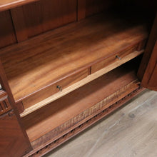 Load image into Gallery viewer, x SOLD Antique French Walnut Wardrobe, Armoire. Walnut and Mirror Linen Press Cabinet B10834