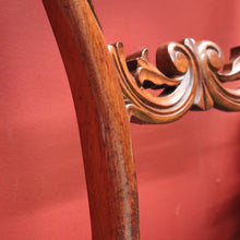 Load image into Gallery viewer, x SOLD Set of Two Antique English Hall Chairs, or Dining, Kitchen Chairs. Green Velvet Chairs B11097