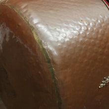 Load image into Gallery viewer, x SOLD Antique French Brass and Copper Coal Scuttle, Coal Bucket, Fire Wood Holder B10777