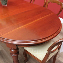 Load image into Gallery viewer, x SOLD Antique English D-End Dining Table, Antique Mahogany 3 Leaf Kitchen Dining Table B10823