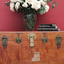 Load image into Gallery viewer, x SOLD Antique English Camphor Box, Marriage Chest, Coffee Table, Toy or Blanket Box B10977