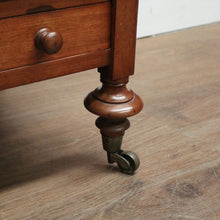 Load image into Gallery viewer, Antique English Music Canterbury , Magazine Holder, with Drawer to Base, Brass B11234