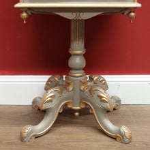 Load image into Gallery viewer, x SOLD Vintage Lamp Table, 3 Drawer Mahogany Sewing Table, Bedside Pedestal Wine Table B10672