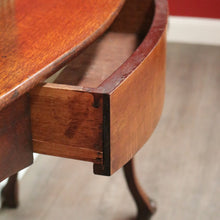 Load image into Gallery viewer, x SOLD Antique English Oak Hall Table, Single Drawer to Apron, Sofa, Lounge Side Table. B9868