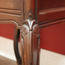 Load image into Gallery viewer, x SOLD Pair of Antique French Oak Bedside Cabinets, Lamp Tables with Tier Storage Base B10566