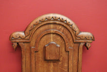Load image into Gallery viewer, x SOLD Antique English Hall Chair, Oak Shield Back Hall Chair, Dressing Table Chair. B9428