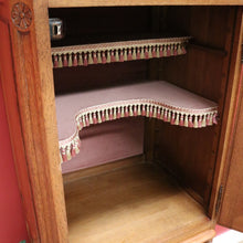 Load image into Gallery viewer, x SOLD Vintage French Drinks Cabinet Pantry Cupboard, Hall Cabinet, Pull out Glass Tray B10534