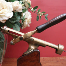 Load image into Gallery viewer, x SOLD Antique French Corkscrew, Wine Bottle Opener. Vineyard Hand operated Corkscrew B10785