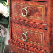 Load image into Gallery viewer, x SOLD Antique French Burr Walnut Dressing Table, Twin Pedestal Mirror Dressing Table. B10436