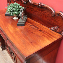 Load image into Gallery viewer, x SOLD Antique English Mahogany Sideboard, Antique Inverted Front Sideboard Cabinet B11017