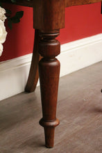 Load image into Gallery viewer, x SOLD Antique English Hall Chair, Oak Shield Back Hall Chair, Dressing Table Chair. B9428