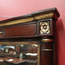 Load image into Gallery viewer, x SOLD Antique French Mirror. Empire Style Trumeau or Pier Mirror, Gilt Mantle Mirror. B11161