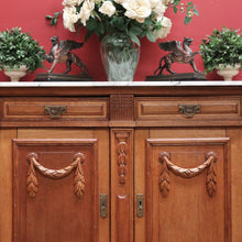 Load image into Gallery viewer, x SOLD Antique French Oak and Marble Sideboard, Two Drawer Entry, Foyer or Hall Cabinet B10956