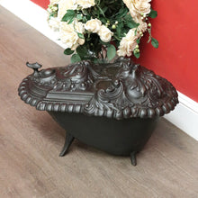 Load image into Gallery viewer, x SOLD Antique French Coal Scuttle, Kindling Fire Starter Holder Fire Box B10452