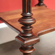 Load image into Gallery viewer, x SOLD Antique French Jardinière Stand Pedestal, Walnut Plant Stand, Statue Holder. B10340