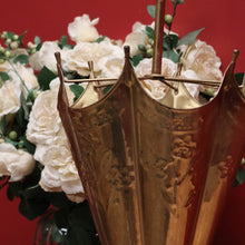 Load image into Gallery viewer, x SOLD Vintage French Brass Umbrella Holder, Umbrella Shaped Umbrella Stand B11212