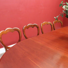 Load image into Gallery viewer, x SOLD Antique English D-End Dining Table, Antique Mahogany 3 Leaf Kitchen Dining Table B10823