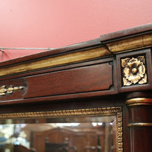 Load image into Gallery viewer, x SOLD Antique French Mirror. Empire Style Trumeau or Pier Mirror, Gilt Mantle Mirror. B11161