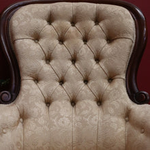 Load image into Gallery viewer, x SOLD Antique Grandfather Chair, Antique English Mahogany Arm Chair, Grandfather Chair B11016