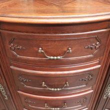 Load image into Gallery viewer, x SOLD Antique French Oak Three Drawer Sideboard, Cabinet, Curved Drawer Hall Cupboard B11063