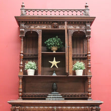 Load image into Gallery viewer, x SOLD Antique French Oak Sideboard, China Cabinet, or Bookcase, Hall Cupboard B10861