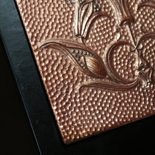 Load image into Gallery viewer, x SOLD Antique French Art Nouveau Copper and Iron Coal Scuttle Storage Box Magazine or Holder Kindling B10719