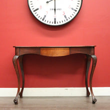 Load image into Gallery viewer, x SOLD Antique English Oak Hall Table, Single Drawer to Apron, Sofa, Lounge Side Table. B9868