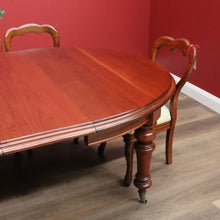 Load image into Gallery viewer, x SOLD Antique English D-End Dining Table, Antique Mahogany 3 Leaf Kitchen Dining Table B10823
