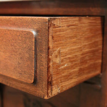 Load image into Gallery viewer, x SOLD Pair of Antique French Oak Bedside Cabinets, Lamp Tables with Tier Storage Base B10566