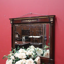 Load image into Gallery viewer, x SOLD Antique French Mirror. Empire Style Trumeau or Pier Mirror, Gilt Mantle Mirror. B11161