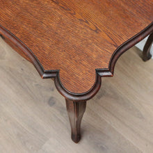 Load image into Gallery viewer, x SOLD Antique French Sofa Table Side Table Lamp Hall Table with Carved Scalloped Apron B10641