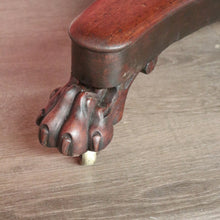Load image into Gallery viewer, x SOLD Antique English Mahogany 8 Seat Dining Kitchen Table with Lion Paw Feet. B9651