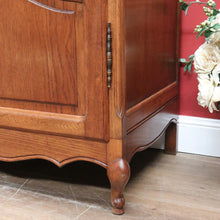 Load image into Gallery viewer, x SOLD Vintage French Four Door Armoire, Wardrobe. French Oak Cabinet Cupboard Wardrobe B10923