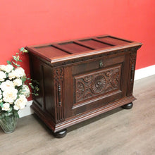 Load image into Gallery viewer, x SOLD Antique French Coffer French Oak Blanket Box Lift Lid Storage Trunk Coffee Table B10568