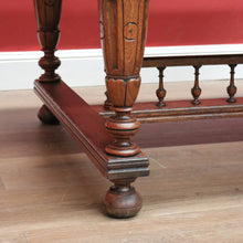 Load image into Gallery viewer, x SOLD Antique French Desk, Stretcher Base Desk or Table for Four. Antique Office Desk B10870