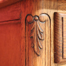 Load image into Gallery viewer, x SOLD Pair of Vintage French Lamp Tables or Bedside Tables Drawer and Cupboard Storage B10664