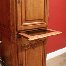 Load image into Gallery viewer, x SOLD Vintage French Drinks Cabinet Pantry Cupboard, Hall Cabinet, Pull out Glass Tray B10534