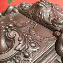 Load image into Gallery viewer, x SOLD Antique French Coal Scuttle, Kindling Fire Starter Holder Fire Box B10452