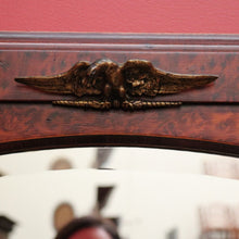 Load image into Gallery viewer, x SOLD Antique French Burr Walnut Dressing Table, Twin Pedestal Mirror Dressing Table. B10436