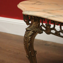 Load image into Gallery viewer, x SOLD Vintage Italian Coffee Table, Gilt Brass and Marble Top Coffee Table, Side Table B11048