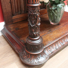 Load image into Gallery viewer, Antique French 19th Century Oak Gothic Revival, Sacrament Church Court Cabinet B10697