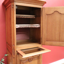 Load image into Gallery viewer, x SOLD Vintage French Drinks Cabinet Pantry Cupboard, Hall Cabinet, Pull out Glass Tray B10534