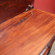 Load image into Gallery viewer, x SOLD Antique English Mahogany Sideboard, Antique Inverted Front Sideboard Cabinet B11017