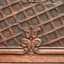 Load image into Gallery viewer, x SOLD Antique French Bedside Table, French Oak Lamp Side Table or Cabinet with Drawer B10797