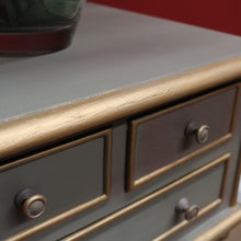 Load image into Gallery viewer, x SOLD Vintage Lamp Table, 3 Drawer Mahogany Sewing Table, Bedside Pedestal Wine Table B10672